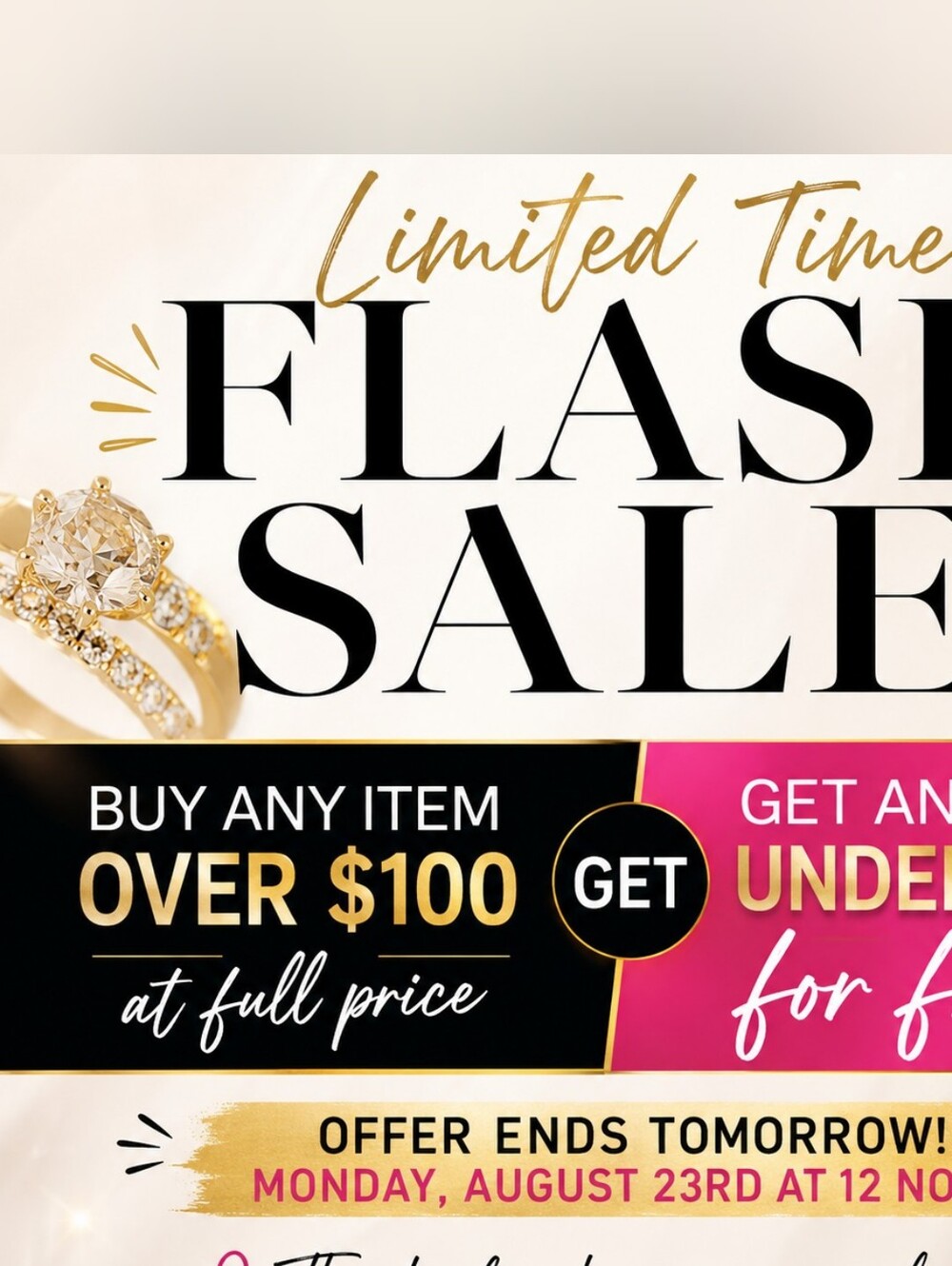 Now Until Noon Tomorrow!